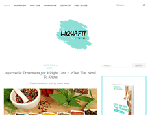 Tablet Screenshot of liquafit.com